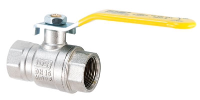 Doğalgaz Vanası - (Tam Geçişli, Çelik Kollu)