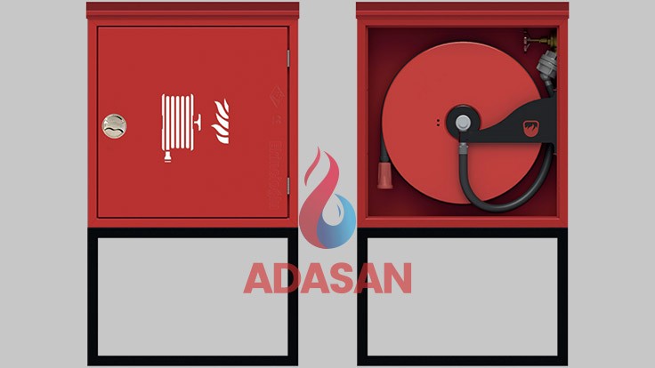 Tek Makaralı Sahra Tipi Yangın Dolabı